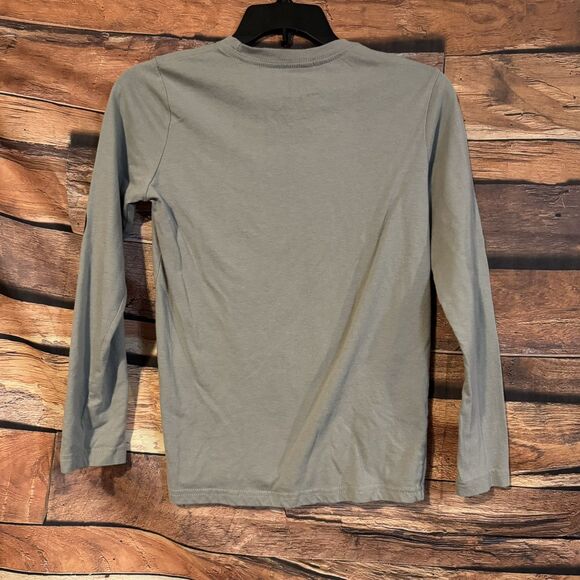 Star Wars Boys Darth Vader Dark Side Large Long Sleeve Graphic Tee Gray Empire - Picture 4 of 6